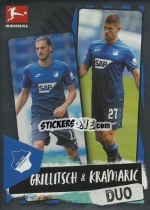Sticker Grillitsch / Kramaric - German Football Bundesliga 2021-2022
 - Topps