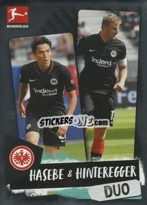 Sticker Hasebe / Hinteregger - German Football Bundesliga 2021-2022
 - Topps