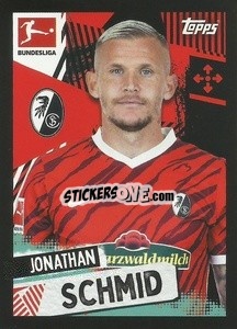 Sticker Jonathan Schmid - German Football Bundesliga 2021-2022
 - Topps