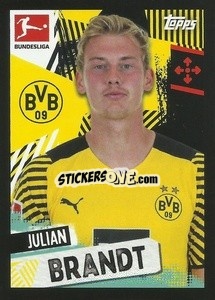 Sticker Julian Brandt - German Football Bundesliga 2021-2022
 - Topps