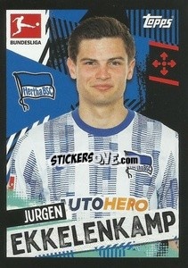 Sticker Jurgen Ekkelenkamp - German Football Bundesliga 2021-2022
 - Topps