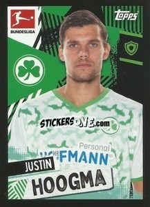 Figurina Justin Hoogma - German Football Bundesliga 2021-2022
 - Topps