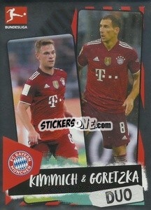Sticker Kimmich / Goretzka - German Football Bundesliga 2021-2022
 - Topps
