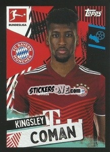 Sticker Kingsley Coman - German Football Bundesliga 2021-2022
 - Topps