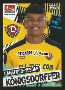 Sticker Königsdörffer (SG Dynamo Dresden) - German Football Bundesliga 2021-2022
 - Topps