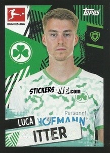 Cromo Luca Itter - German Football Bundesliga 2021-2022
 - Topps