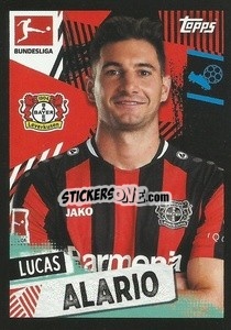 Sticker Lucas Alario - German Football Bundesliga 2021-2022
 - Topps