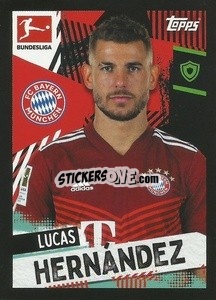 Sticker Lucas Hernandez - German Football Bundesliga 2021-2022
 - Topps