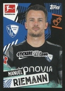 Sticker Manuel Riemann - German Football Bundesliga 2021-2022
 - Topps