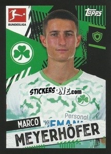 Sticker Marco Meyerhofer - German Football Bundesliga 2021-2022
 - Topps
