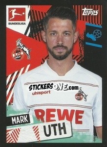 Sticker Mark Uth - German Football Bundesliga 2021-2022
 - Topps