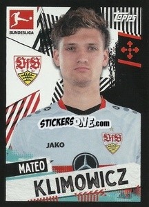 Figurina Mateo Klimowicz - German Football Bundesliga 2021-2022
 - Topps