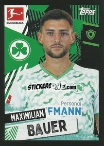 Sticker Maximilian Bauer - German Football Bundesliga 2021-2022
 - Topps