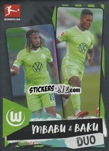 Sticker Mbabu / Baku - German Football Bundesliga 2021-2022
 - Topps