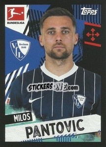 Sticker Milos Pantovic - German Football Bundesliga 2021-2022
 - Topps