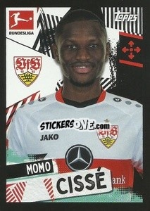 Sticker Momo Cisse - German Football Bundesliga 2021-2022
 - Topps