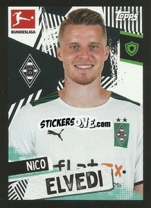 Sticker Nico Elvedi - German Football Bundesliga 2021-2022
 - Topps