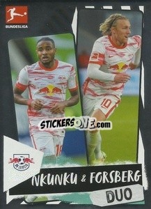 Sticker Nkunku & Forsberg - German Football Bundesliga 2021-2022
 - Topps