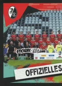 Sticker Offizielles Teamfoto - German Football Bundesliga 2021-2022
 - Topps