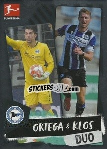 Sticker Ortega / Klos - German Football Bundesliga 2021-2022
 - Topps
