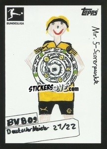 Figurina Piet – Haaland als Deutscher Meister 2021/22 - German Football Bundesliga 2021-2022
 - Topps