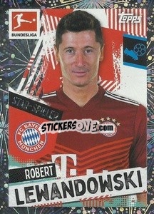 Sticker Robert Lewandowski - German Football Bundesliga 2021-2022
 - Topps