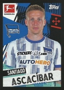 Sticker Santiago Ascacibar - German Football Bundesliga 2021-2022
 - Topps