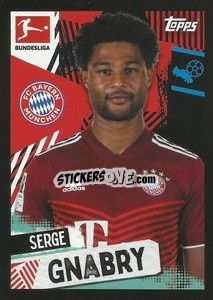 Sticker Serge Gnabry - German Football Bundesliga 2021-2022
 - Topps