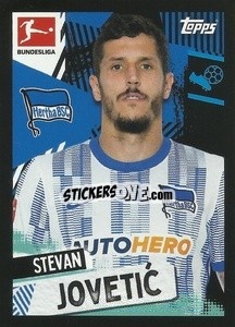 Sticker Stevan Jovetic - German Football Bundesliga 2021-2022
 - Topps