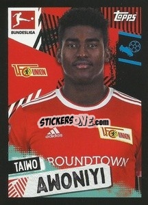 Sticker Taiwo Awoniyi - German Football Bundesliga 2021-2022
 - Topps