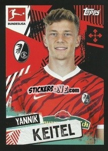 Sticker Yannik Keitel - German Football Bundesliga 2021-2022
 - Topps