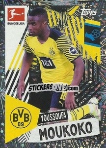 Sticker Youssoufa Moukoko - German Football Bundesliga 2021-2022
 - Topps
