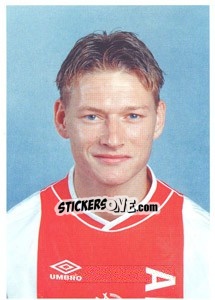 Sticker John Nieuwenburg (Portrait) - Ajax 1999-2000 - Panini