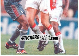 Sticker Tim de Cler (In game - foto 2 - part 2/2) - Ajax 1999-2000 n. 41 - Panini