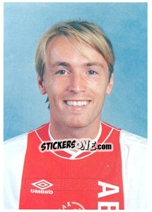 Sticker Richard Witschge (Portrait) - Ajax 1999-2000 - Panini