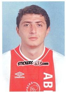 Sticker Shota Arveladze (Portrait) - Ajax 1999-2000 - Panini