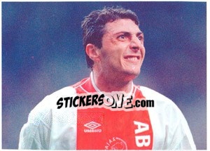 Sticker Shota Arveladze (In game - foto 1 - part 1/2) - Ajax 1999-2000 - Panini