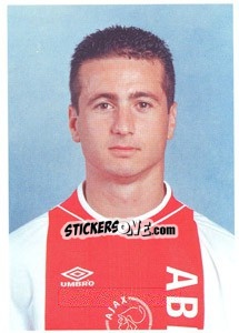 Sticker Nikos Machlas (Portrait) - Ajax 1999-2000 - Panini