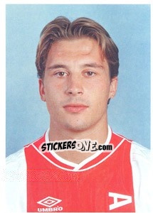 Sticker Martijn Reuser (Portrait) - Ajax 1999-2000 - Panini