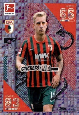 Sticker Arne Maier - German Fussball Bundesliga 2021-2022. Match Attax Extra
 n. 452 - Topps