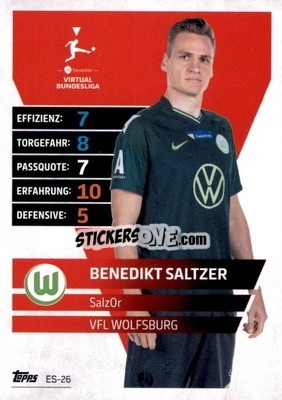 Sticker Benedikt Saltzer – Salz0r - German Fussball Bundesliga 2021-2022. Match Attax Extra
 - Topps