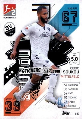 Figurina Cebio Soukou - German Fussball Bundesliga 2021-2022. Match Attax Extra
 - Topps