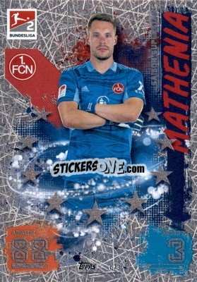 Figurina Christian Mathenia - German Fussball Bundesliga 2021-2022. Match Attax Extra
 - Topps