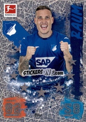 Sticker David Raum - German Fussball Bundesliga 2021-2022. Match Attax Extra
 n. 535 - Topps