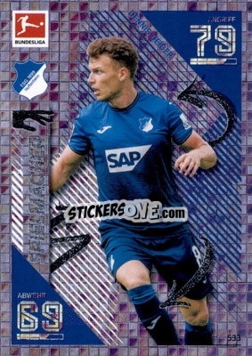 Sticker Dennis Geiger - German Fussball Bundesliga 2021-2022. Match Attax Extra
 - Topps