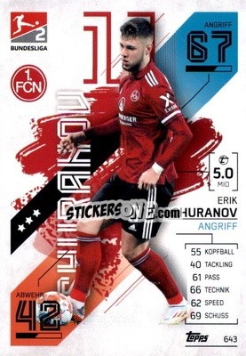 Cromo Erik Shuranov - German Fussball Bundesliga 2021-2022. Match Attax Extra
 - Topps