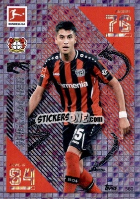 Sticker Exequiel Palacios - German Fussball Bundesliga 2021-2022. Match Attax Extra
 n. 560 - Topps