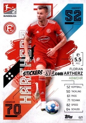 Sticker Florian Hartherz - German Fussball Bundesliga 2021-2022. Match Attax Extra
 - Topps