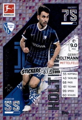 Sticker Gerrit Holtmann - German Fussball Bundesliga 2021-2022. Match Attax Extra
 - Topps