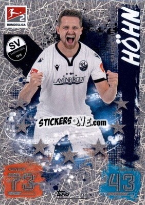 Sticker Immanuel Höhn - German Fussball Bundesliga 2021-2022. Match Attax Extra
 - Topps